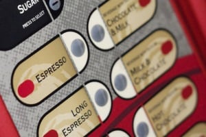 Coffee machine keypad