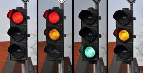 One way to hit a car: Mess with the lights Source
