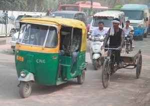 road situation in some poor district of Delhi
